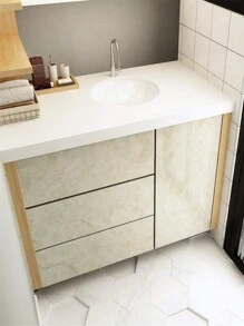 1 Cuộn Giấy Dán Tường Bằng Đá Cẩm Thạch Bóc Và Dán Cho Mặt Bàn Bếp Giấy Dán Tường Chống Thấm Nước Cho Bàn Làm Việc Phủ Đá Cẩm Thạch Màu Hồng Hồng Giấy Dán Tường Bằng Vinyl Thân Thiện Với Người Thuê Nhà Trang Trí Phòng Trang Trí Nhà Trang Trí Tường Trang Trí Phòng Tắm Trang Trí Phòng Ngủ Đồ Trang Trí Phòng Trang Trí Phòng Khách Trang Trí Nhà Trang Trí Nhà Giấy Dán Tường Phòng Khách Miếng Dán Tường Miếng Dán Tường - Màu Mù tạt vàng - Xem 5