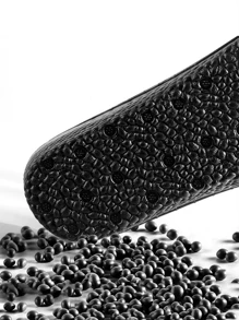 1 Pair Unisex Full-Length Cushioned Sports Insoles, Sweat-Absorbent Breathable Shock-Absorbing Soft Insoles, Invisible Arch Support Inserts, Accessories Gift Ideas - Black 2.5cm - View 4