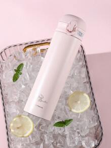 SNOOPY 1 pieza Botella de agua de acero inoxidable aislada al vacío de 500ML con diseño de , vaso con pajita portátil para exteriores, de acero inoxidable 316 de alta calidad, gran capacidad, diseño minimalista, conveniente para llevar - Multicolor - Ver 5