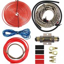 2300W 4 Gauge Car Audio Cable Kit Amplifier Install Amp RCA Subwoofer Sub Wiring