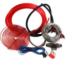 2300W 4 Gauge Car Audio Cable Kit Amplifier Install Amp RCA Subwoofer Sub Wiring