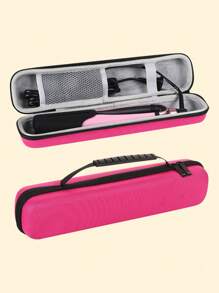 1 件返校季美发工具旅行收纳盒美发工具旅行收纳盒卷发收纳盒便携式直发器盒发饰收纳盒流行美发工具直发器旅行套装旅行配件 - 彩色 - 查看 14