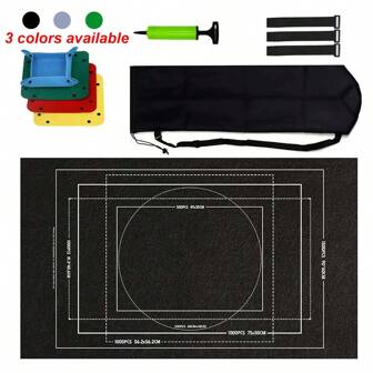 1 set di accessori per puzzle, tappetino in feltro per conservare e arrotolare puzzles da 1500-3000 pezzi per adulti, disponibile in varie specifiche di colore nero, grigio e verde