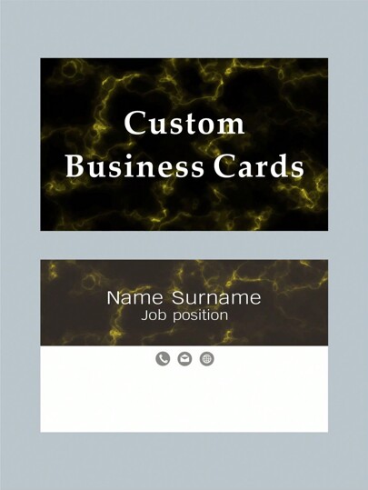 100/200/500/Stück individuelle Visitenkarten mit Logo Text, personalisierte Visitenkarten beidseitig bedruckbar, hochwertige individuelle wasserfeste laminierte Visitenkarten, 300g Kupferplattenpapier für Geschäft/Arbeit/Büro, für Schule, Schulmaterial, für Teenager, Mittelschüler, Oberschüler, Studenten, Erstsemester, Zweitsemester, Unterstufenschüler, individuelle Grußkarten, Rückkehr zur Schule Saison, Büro- und Schulmaterial, Weihnachtsdekoration