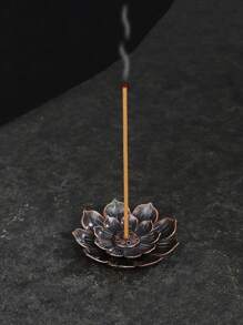 1PC/Three Layer Lotus Jack Incense Burner, Suitable For Home Aromatherapy And Meditation Meditation, Living Room, Bedroom, Study Decoration, Horror, Autumn, Winter, Holidays, Festivals. Gifts Birthday Graduation