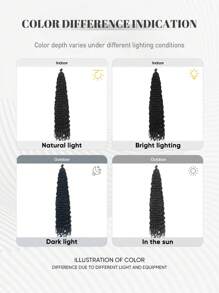 1 件 20"/22"/30" 自然长波浪卷合成假发，有巧克力棕色/黑色/金色/酒红色可选，适合女性日常、节日、派对、音乐节、狂欢节、新年等场合，可作为礼物。 - 彩色 - 查看 7