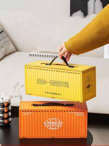 2025 Container Gift Box, Empty Box, Baking Suitcase, Handheld Gift, Red Shipping Container Gift Packaging Box - Multicolor - View 10