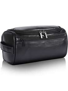 حقيبة يد رجالية مخصصة قطعة واحدة، تخزين سفر موضة عالية الجودة ومتينة، مناسبة للسفر والعناية الشخصية والعناية بالجمال، طقم جلد مقاوم للماء، هدية للرجال