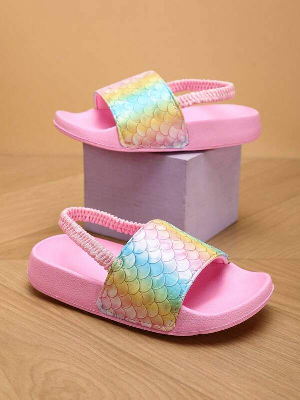 Kinder Schaumstoff Pantoffeln, leicht, rutschfeste weiche Sohle, süßes Gelegenheitsoutfit, Slip-On, schnell trocknender Riemen für Jungen & Mädchen