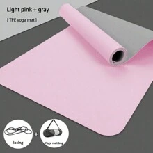 TPE Yoga Mat Women's Sliding Non-Slip Structure Surface Yoga Mat Thickness 6mm Exercise Mat Yoga Pilates Gymnastics (180X57cm)
