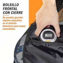 SHIXIONG 2 Ball Bags 80x100cm For 12 Balls, Large Black Mesh Bag With Side Pockets, Ball Holder For Soccer, Basketball, Volleyball, Baseball, Swim Equipment Or The Beach - 黑色 - 查看 4