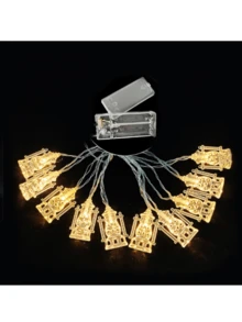 1 件 LED 穆斯林链灯、宫灯油仙女灯、穆斯林开斋节 RAMADAM 装饰礼物、伊斯兰开斋节 RAMADAM、户外派对装饰酒吧节日氛围灯 - 彩色 - 查看 3
