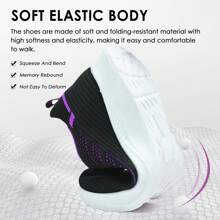 Chaussures de marche pour femmes, chaussures de gym, tennis, Baskets - chaussures de sport glissantes pour le travail, chaussures de course athlétiques confortables et respirantes, Baskets décontracté à grande largeur