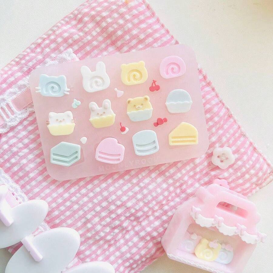 树脂铸造模具、树脂液体模具、树脂珠宝工艺品硅胶模具、树脂钥匙链 - 矽膠 - 查看 1