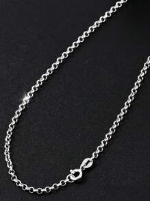 925 Silver Necklace For Men & Women, Fashionable Fine Jewelry Gift