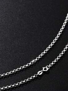 925 Silver Necklace For Men & Women, Fashionable Fine Jewelry Gift