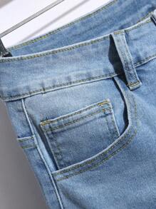 NIUYUNHENGTONG Herren modische, dehnbare Jeans, lässiger und einfacher Alltagsgebrauch