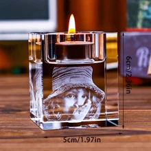 1pc Personalized Photo 3d Crystal Ball , Customized 3d Holographic Photo Etched Inside The Crystal, With Your Own Photo