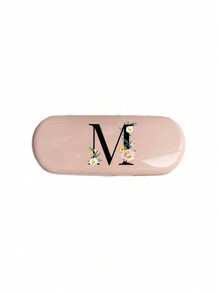 1pc Creamy/Monet-Style Solid Color Glasses Case, New And Simple Design, Convenient And Portable With Waterproof And Dustproof Function