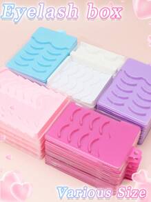 Nhiều cặp nhiều kích cỡ và màu sắc, Bộ, Hộp đựng mi giả, Khay đựng mi bên trong, Nắp trong suốt, Bao bì từng cặp, Hộp nhỏ, Hộp đựng mi màu hồng, Hộp đựng mi màu trắng, Dụng cụ nối mi, Dụng cụ trang điểm, Bảo quản mi, Bộ dụng cụ nối mi, Thiết yếu cho trang điểm, Nhà sản xuất Nhà sản xuất bán buôn - Nhiều màu - Xem 1