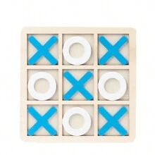 1Pc Board Game Toy Leisure Interactive Game Tic-Tac-Toe Wooden Board - MultiWarna - View 8
