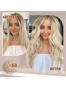 无缝接发胶带真人发直发接发皮纬粘合胶沙龙品质女士 20 件/30 克万圣节服装 - S60 - 查看 5