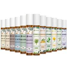 Essential Oils Roll On Set 12 Pack -(Relax, Sleep, Balance,Breathe, Focus On, Happiness,Lavender, Tea Tree, Peppermint, Citronella, Frankincense, Helichrysum) Aromatherapy Oil With Roller Ball, Essential Oils For Skin - Relaxation Gift For Women And Men