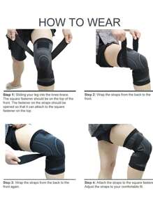 1 miếng đệm đầu gối thể thao ngoài trời S/M/L/XL cho nam nữ, miếng đệm đầu gối thể thao đàn hồi chịu áp suất, hỗ trợ đồ tập thể dục, bóng rổ, bóng chuyền, phụ kiện phòng tập, hỗ trợ đầu gối - màu xanh lá - Xem 8