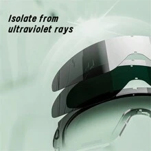 1 片大框设计防水防雾水下运动高清游泳镜，海滩必需品，海滩配件，泳池浮板 - 彩色 - 查看 9