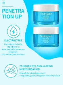 Neutrogena 1瓶50克韩国兰芝水库保湿霜，玻尿酸保湿凝露，适合干性、油性肌肤，日常保湿 - 藍色保濕凝露50g 補水滋潤 - 查看 4