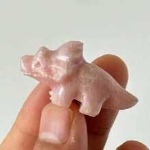 1pc Mini Crystal Triangular Dragon Carved Ornament, Natural Quartz Dragon, Friend Gift, Holiday Gift - Multicolor - View 10