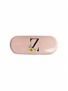 1pc Creamy/Monet-Style Solid Color Glasses Case, New And Simple Design, Convenient And Portable With Waterproof And Dustproof Function