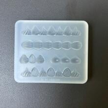 Moldes de resina para manualidades, moldes de líquido de resina, accesorios de moldes de silicona para líquido de resina, moldes de silicona para llaveros de resina, moldes de resina - Silicona - Ver 2