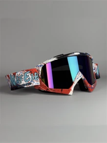 Óculos de Motocross Nafeib PC Lens, Óculos de Moto, Óculos de Moto ATV, Óculos de Esqui, Óculos à Prova de Vento, Óculos de Corrida, Óculos de Proteção para Esportes de Inverno ao Ar Livre, Óculos à Prova de Vento e Areia para Uso Decorativo Comum, Presentes do Dia dos Namorados, Presentes de Ano Novo, à Prova de Vento para Esqui na Neve