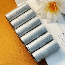 6pcs Paw Print Pet Poop Bags, Plastic Garbage Bag, Dog Poop Bag, Mini Cleaning Bag - Multicolor - View 11