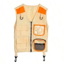 Chaleco de disfraz de explorador infantil para jugar al aire libre - Multicolor - Ver 7