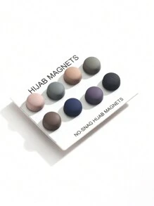 8 对纯色锌合金头巾磁铁，强磁性，适合所有季节 - CT04 - 查看 13