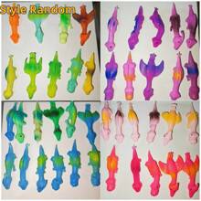 2/5/8 sztuk Slingshot Dinosaur Finger Toys, Mini Gumowe Zabawki Slingshot Dinosaur Finger, Nagrody, Latające Gry Party Gifts, Zabawne Prezenty Prank Na Urodziny Świąteczne Prezenty Wypełniające Skarpety Prezenty Lepkie Ściany Katapulty Zabawki Dla Dzieci i Dorosłych, Zabawna Gra Imprezowa, Losowa - Wielokolorowe - Zobacz 10