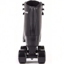 Skate Gear Retro Quad Design Roller Skates - Black - View 3