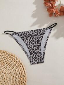 FINETOO 8 件装纯色印花无缝女士性感三角裤，舒适基本款内裤 - 彩色 - 查看 4