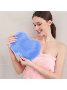 1 件浴室垫，带背部擦洗功能，多功能防滑脚垫，适用于淋浴、沐浴、足部按摩