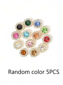 Sunflower Drill Round Flower Plate Drill Buckle Bow Handmade Diy Hair Accessories Materials Glass Claw Drill Dress Accessories. Rhinestone Sunflower Hand Sewing Drill Flower Plate Lace Drill Diy Hair Decoration Materials Accessories Handmade Beaded Double Layer Flower Rhinestones.