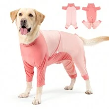 Dog Four Seasons Home Clothes, Four Legged Clothes With Back Zipper, Breathable And High Elasticity, Preventing Hair Loss, Home Sleepwear, Postoperative Clothes For Small And Medium Sized Dogs, Large Dog Pet Home Clothes - Multicolor - View 15