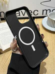 1 pezzo Custodia protettiva in silicone con ricarica magnetica compatibile con iPhone 16 Pro Max, 15, 14, 13, 12, 11 Pro Max