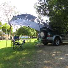 Conto auto grigio blu, camper esterno, tenda posteriore, tenda - Blu - Visualizzare 6