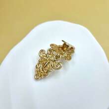 1 Stück Vintage Damen elegante Satin Schal Clip, modisches leichtes Luxus Bekleidungszubehör Schals Brosche