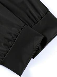 4 件套男士纯色运动七分裤，带口袋，休闲抽绳高弹力裤，适合户外活动，春夏季，反光 - 彩色 - 查看 12