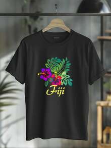 Fiji Beach Tropical T-Shirt Travel Surf Gift Tee Shirt