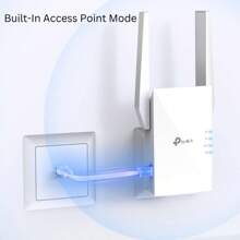 TP-Link Mesh WiFi 6 Booster WiFi Repeater Ultraxtend WiFi Range Extender With 1 Gigabit Port 1500Mbps Internet Repeater 5GHz App Control Easy Setup UK Plug RE505X - AX1500ExternalAntennas - View 4