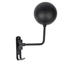 Metal Wall Mounted Motorcycle Motorbike Helmet Holder Motorsports Rack Hat Clothes Display Hanger - Black - View 5